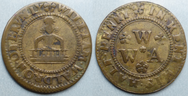 Bromley, William Waldron halfpenny Bromley, William Waldron halfpenny